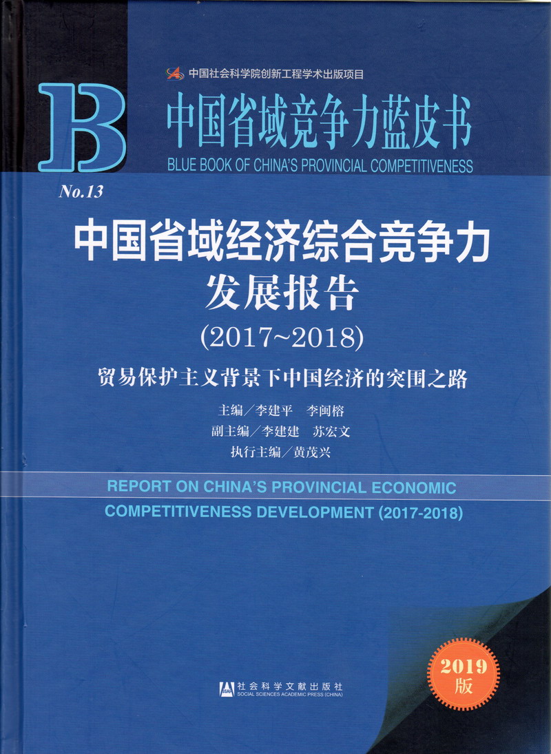 被疯狂抽插的小女人中国省域经济综合竞争力发展报告（2017-2018）